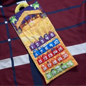 Fisher Price Little People Hanging Nativity Wall decor Advent Calendar soft play